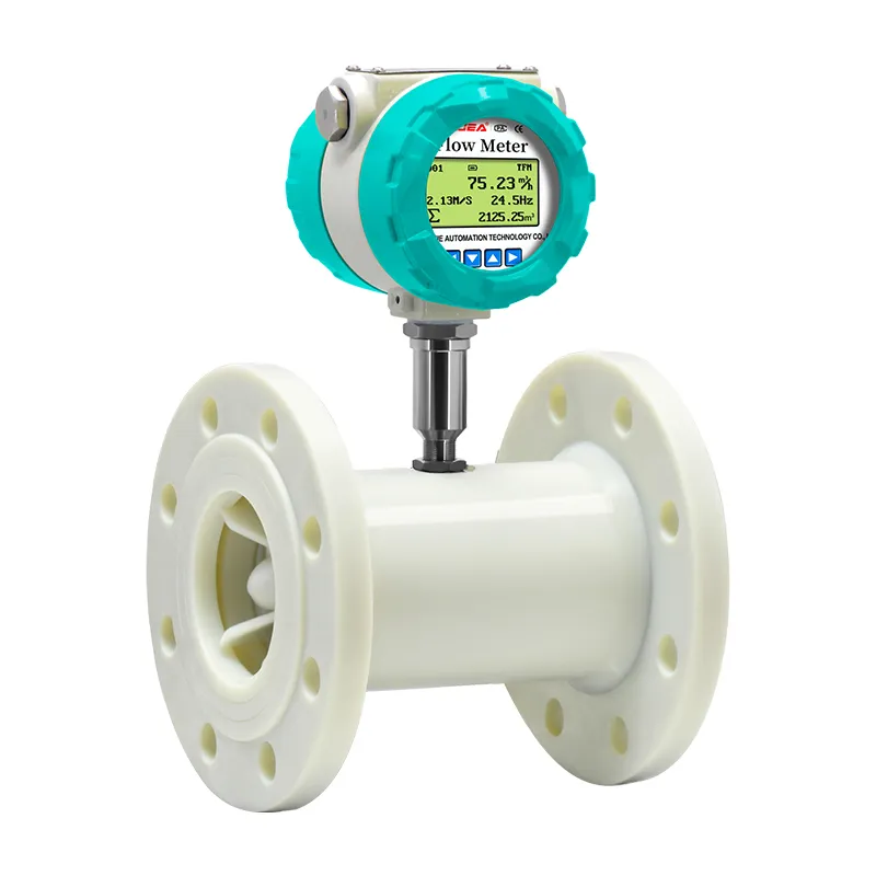 ptfe turbine flow meter for flowmeter liquid