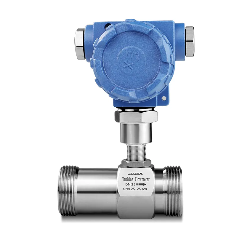 thread turbine flow meter for electronic liquid flow meter