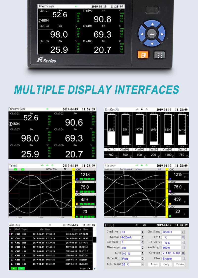 Gt65r Data Logger for Instrumentation Process
