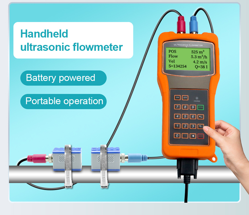Handheld Ultrasonic Flow Meter for Dry Gas Meter